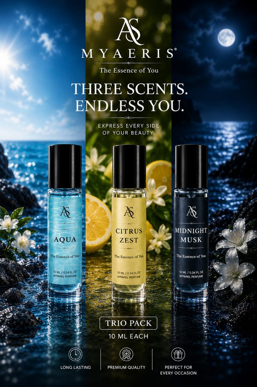 CUSTOMISED OF 3 * 10ML - THE TRIO PACK