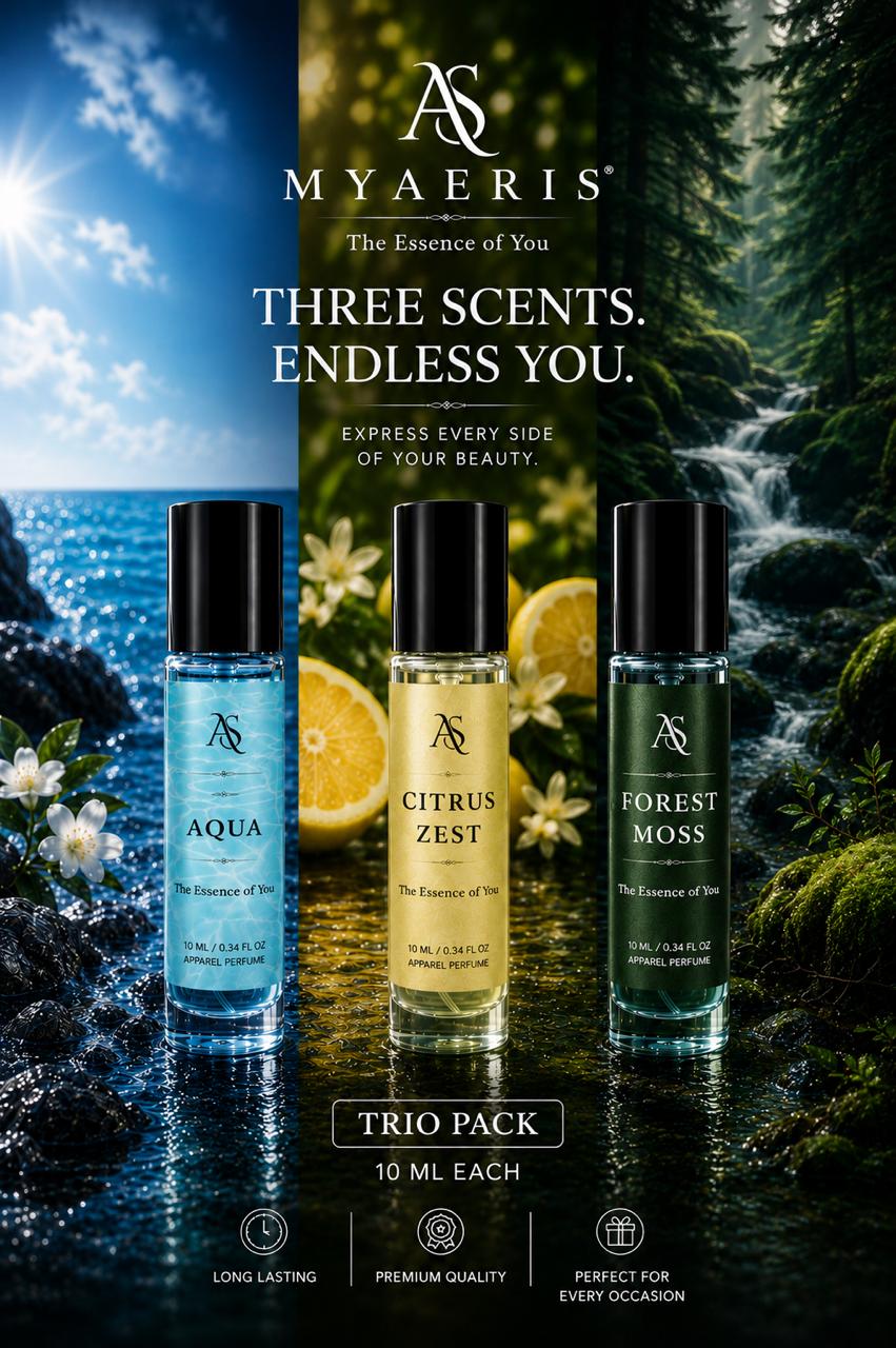 CUSTOMISED OF 3 * 10ML - THE TRIO PACK