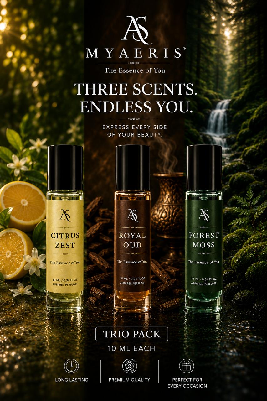 CUSTOMISED OF 3 * 10ML - THE TRIO PACK