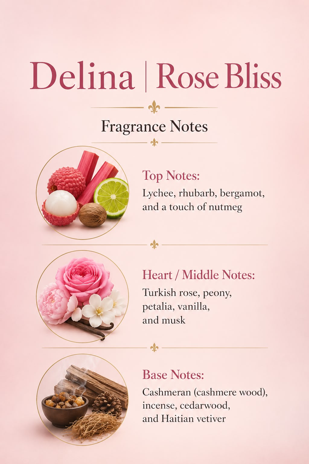 ROSE BLISS FOR HER | DELINA BY PARFUM DE MARLY